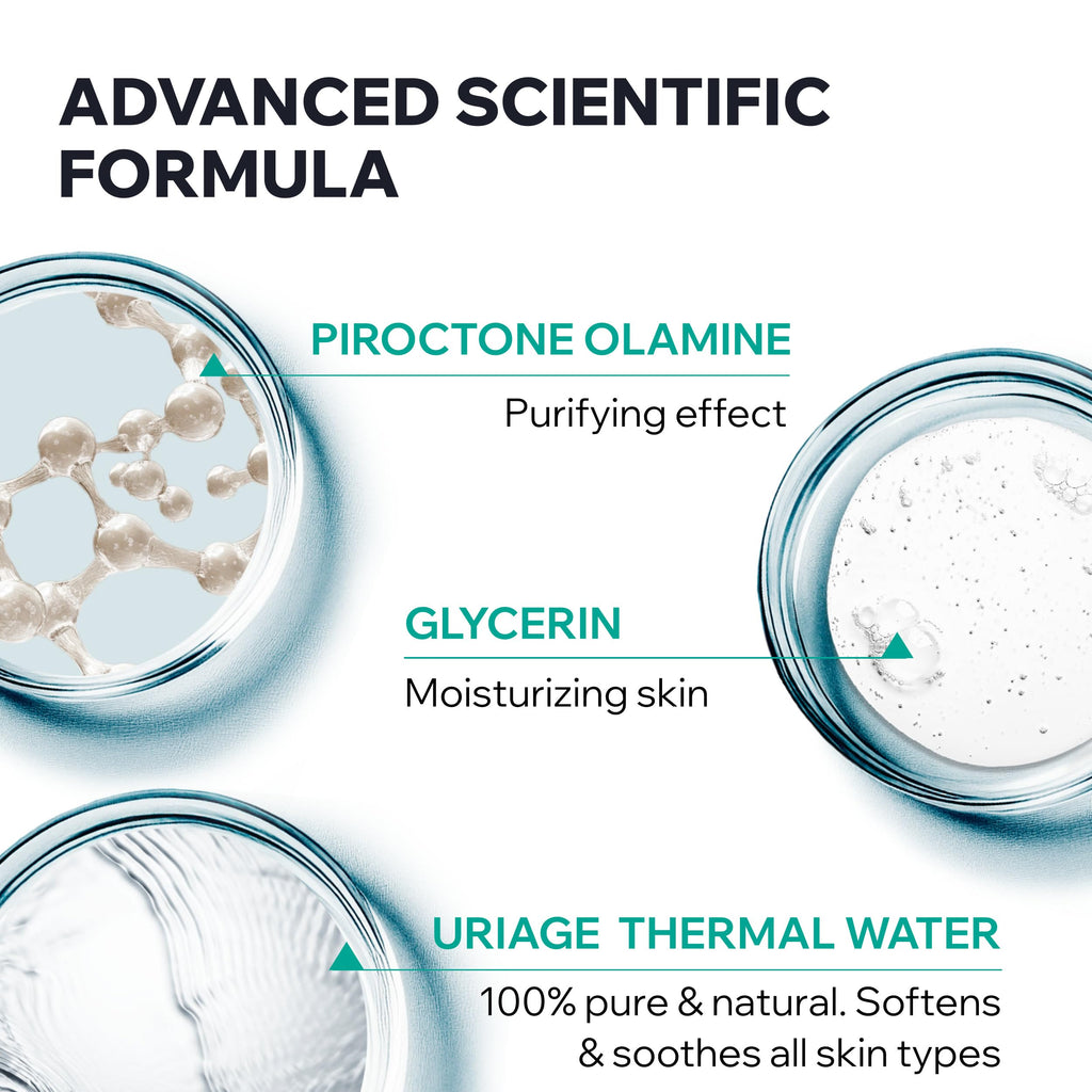 Uriage Hyseac Exfoliating Mask 100ml - Gentle Cleansing & Oil Control for Oily Skin