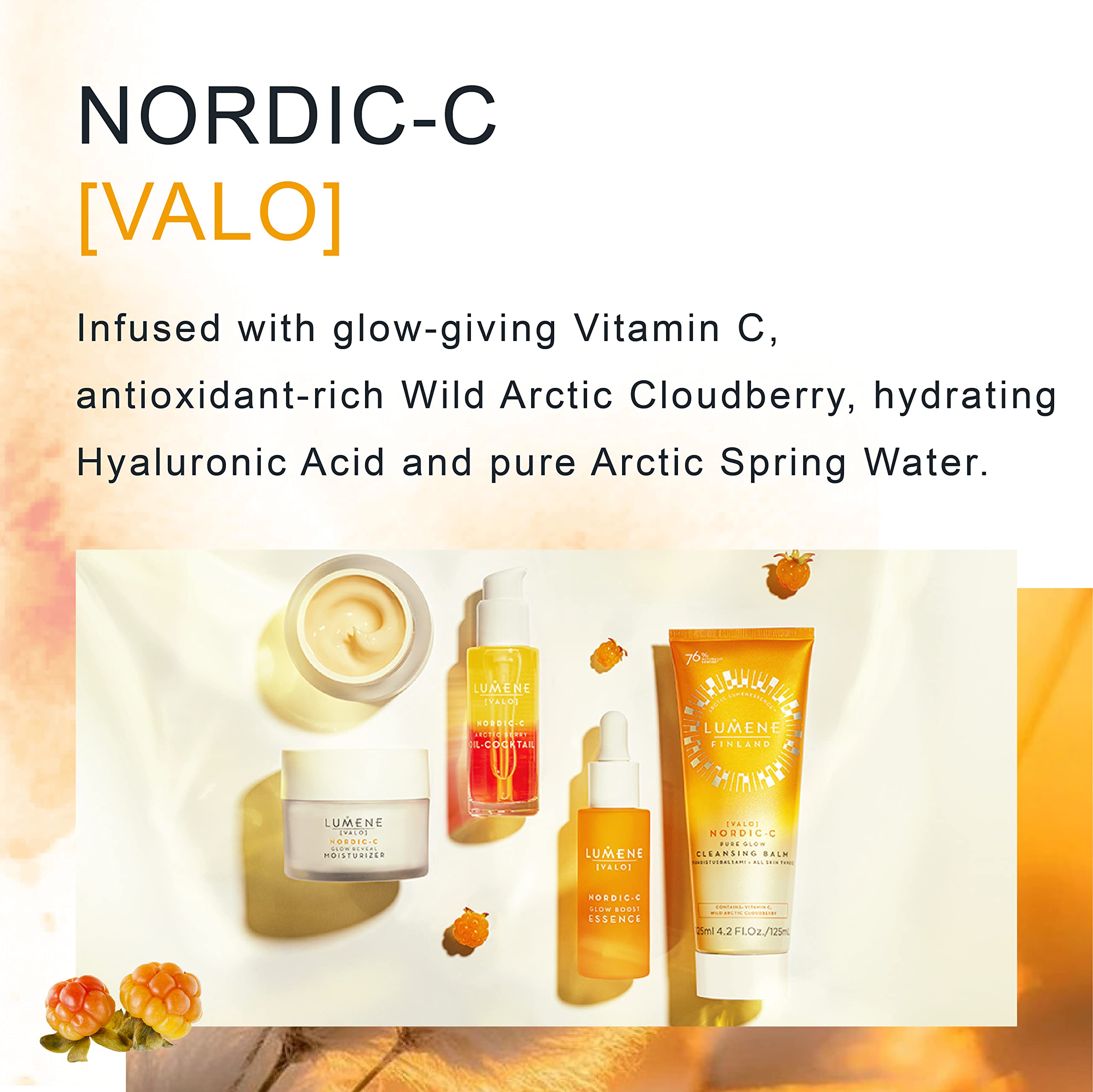 Lumene Nordic-C Vitamin C Moisturizing Cream with SPF30 - Brightening, Anti-Spot, Hydrating Skincare Product