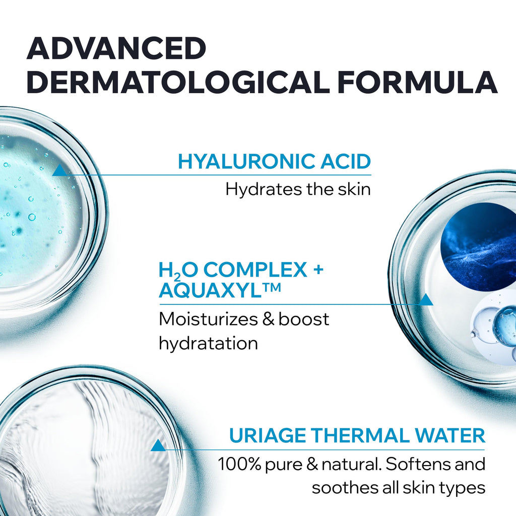 Uriage Eau Thermale Light Water Cream SPF20 40ml - Lightweight Moisturizing Cream with SPF20 Protection