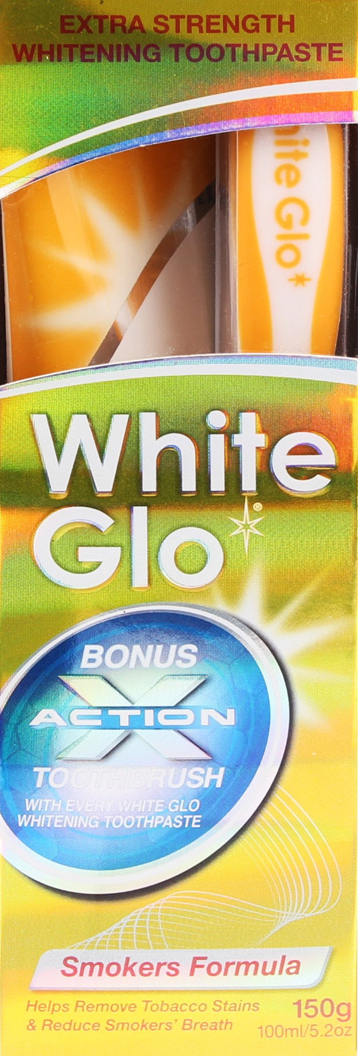 White Glo Whitening Toothpaste 24g - Extra Whitening Formula | Fresh Breath