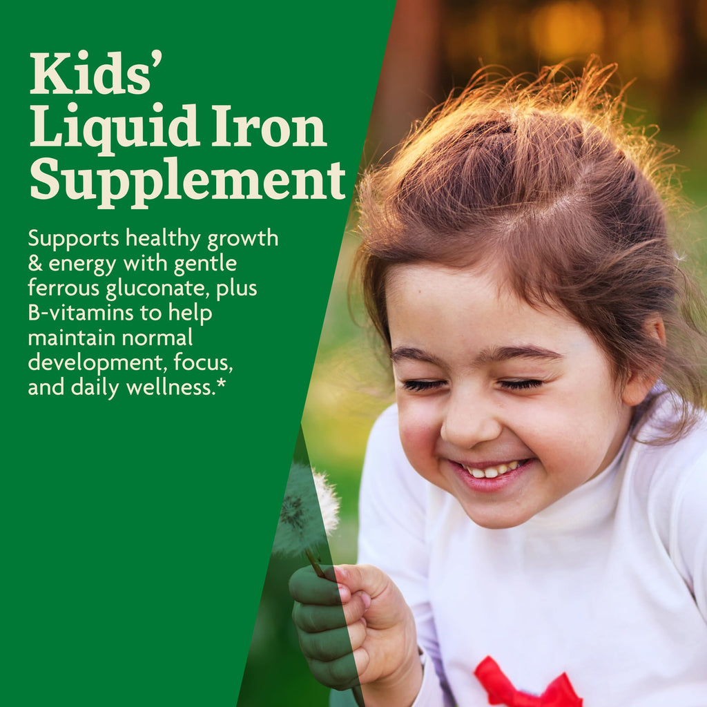 Floradix Liquid Dietary Supplement - Natural Iron & Vitamin Supplement for Adults & Children, Gluten-Free, 8.45 fl oz