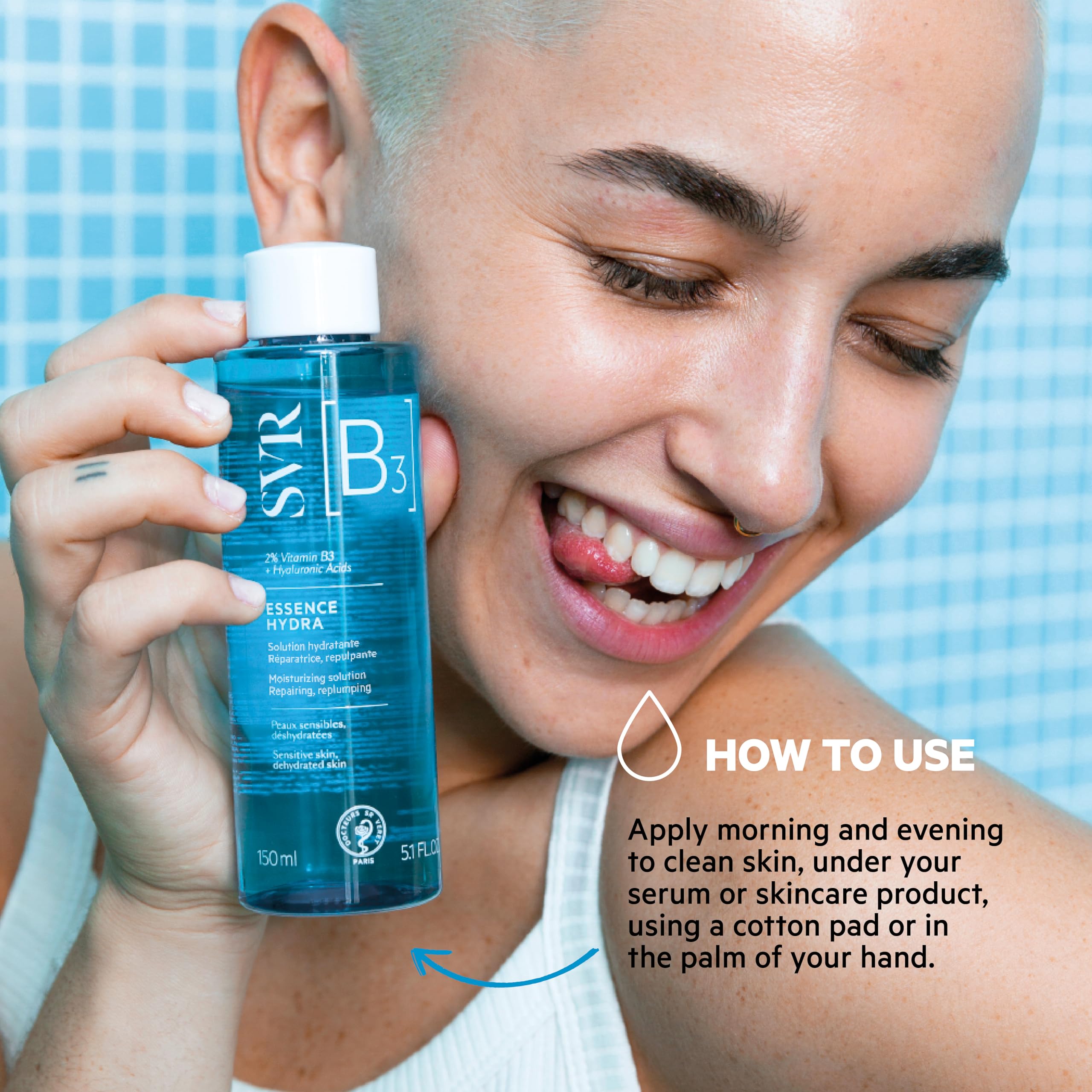SVR Hydrating Essence B3 - Niacinamide Serum for Dry Skin, 5.07 fl oz