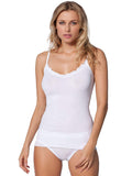 tittimitti BASIC COTTON Free Spirit Premium Quality 100% Cotton Women's Spaghetti Straps Top Made in Italy (601) — main produ