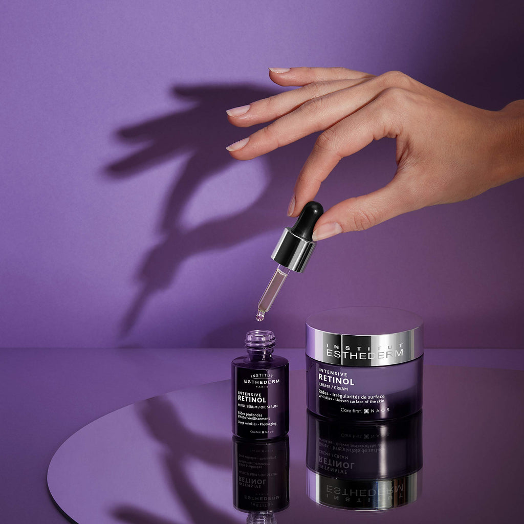 Esthederm Anti-Aging Retinol Cream for Wrinkles & Skin Texture - Intensive Retinol Face Cream 50ml