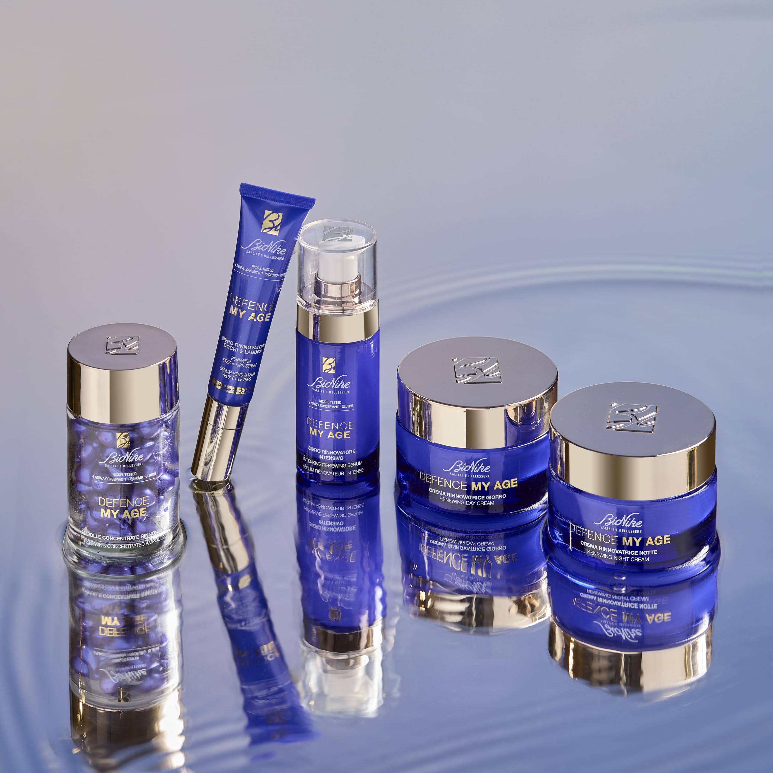 BioNike Defence My Age Renewing Serum - Anti-Aging Hydrating Serum for All Skin Types