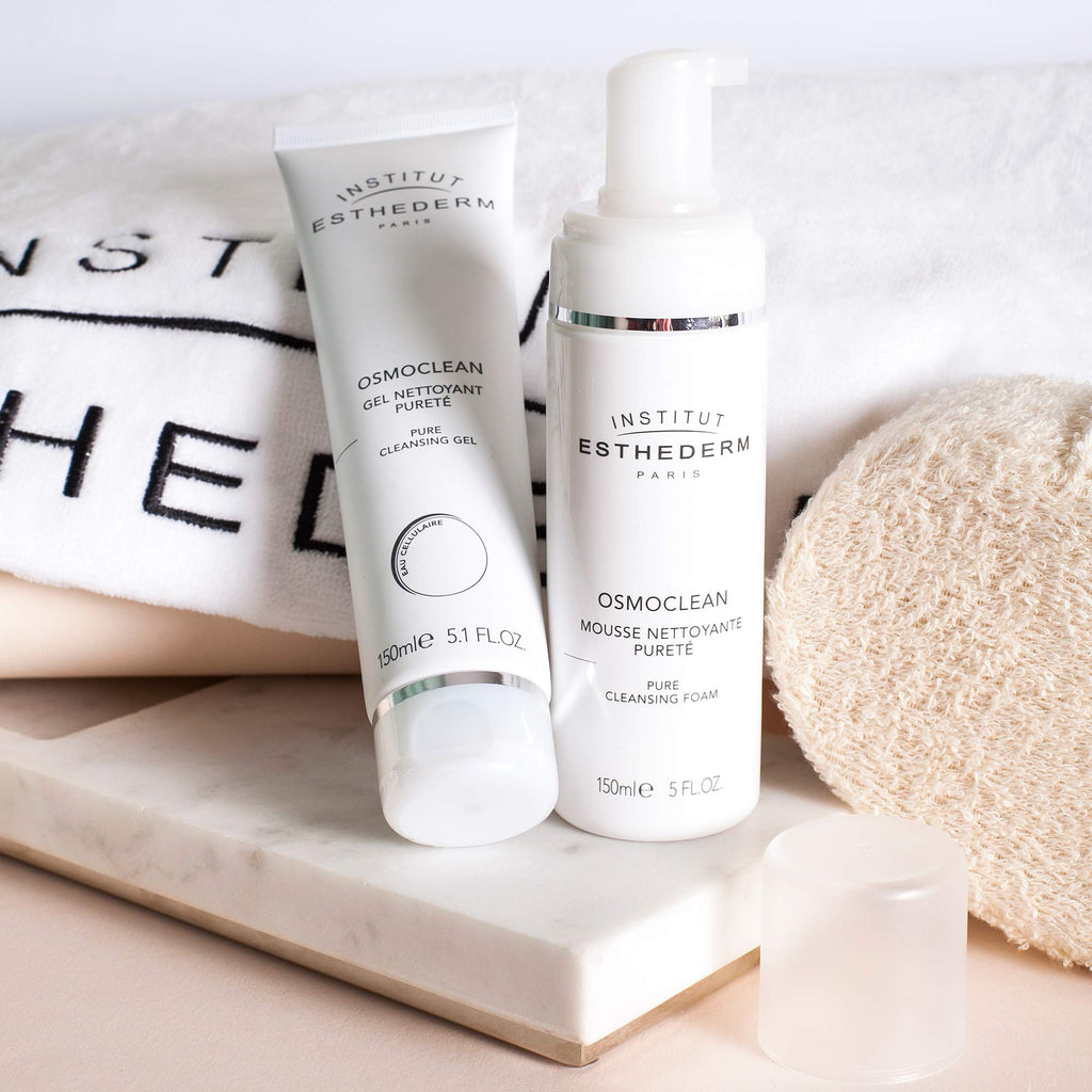 Esthederm Osmoclean Pure Cleansing Gel for Normal to Combination Skin - Gentle, Balancing & Nourishing