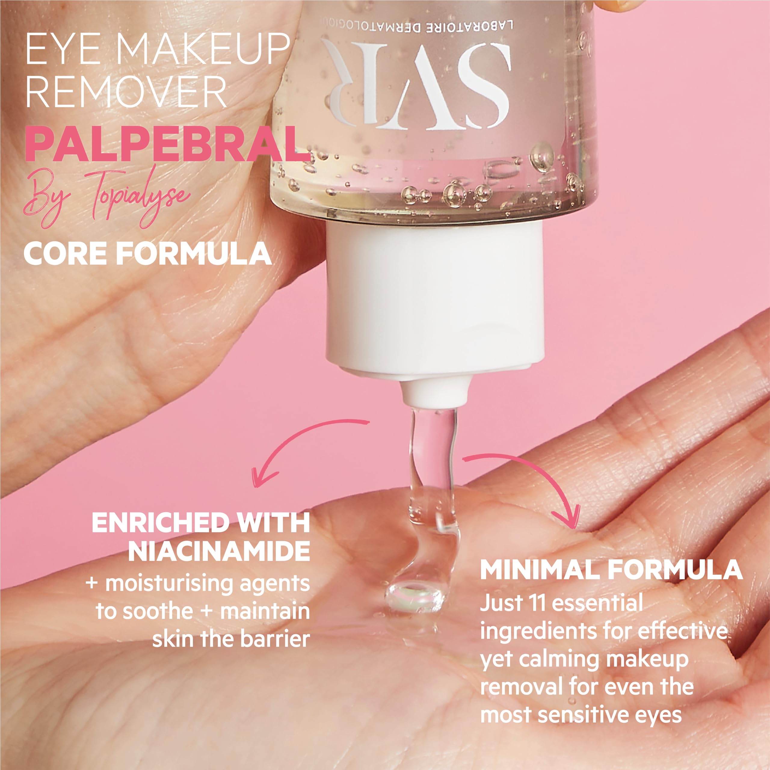 SVR Micellar Eye Gel for Sensitive Eyes - Gentle Makeup Remover, 125ml