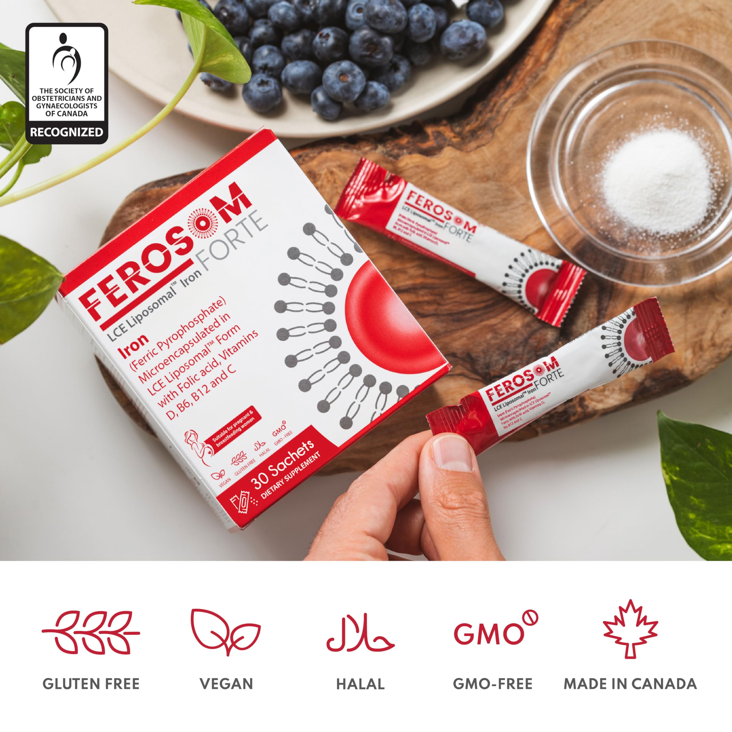 Ferosom Forte Liposomal Iron Capsules - 40 Count