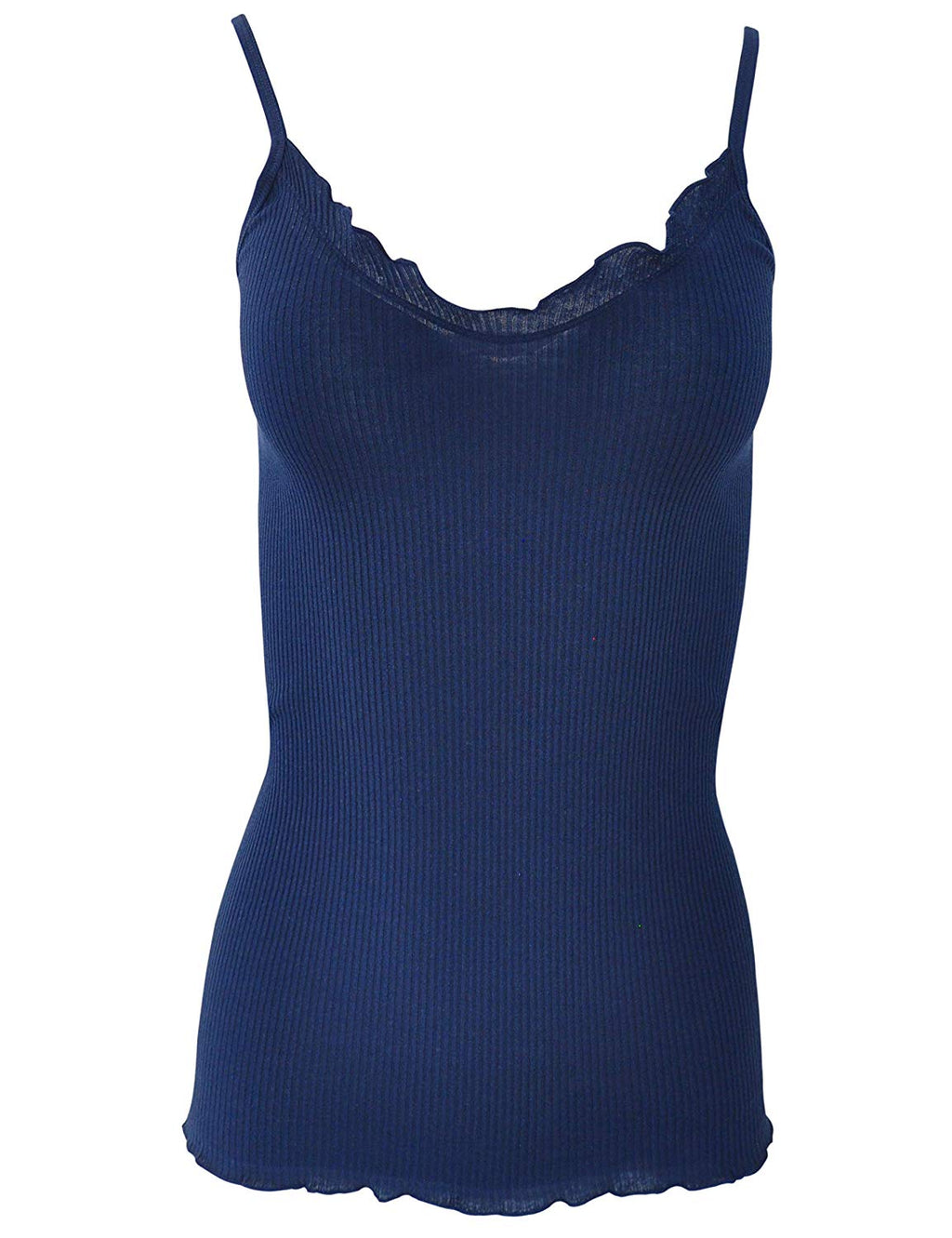 tittimitti BASIC COTTON Free Spirit Premium Quality 100% Cotton Women's Spaghetti Straps Top Made in Italy (601) — back view