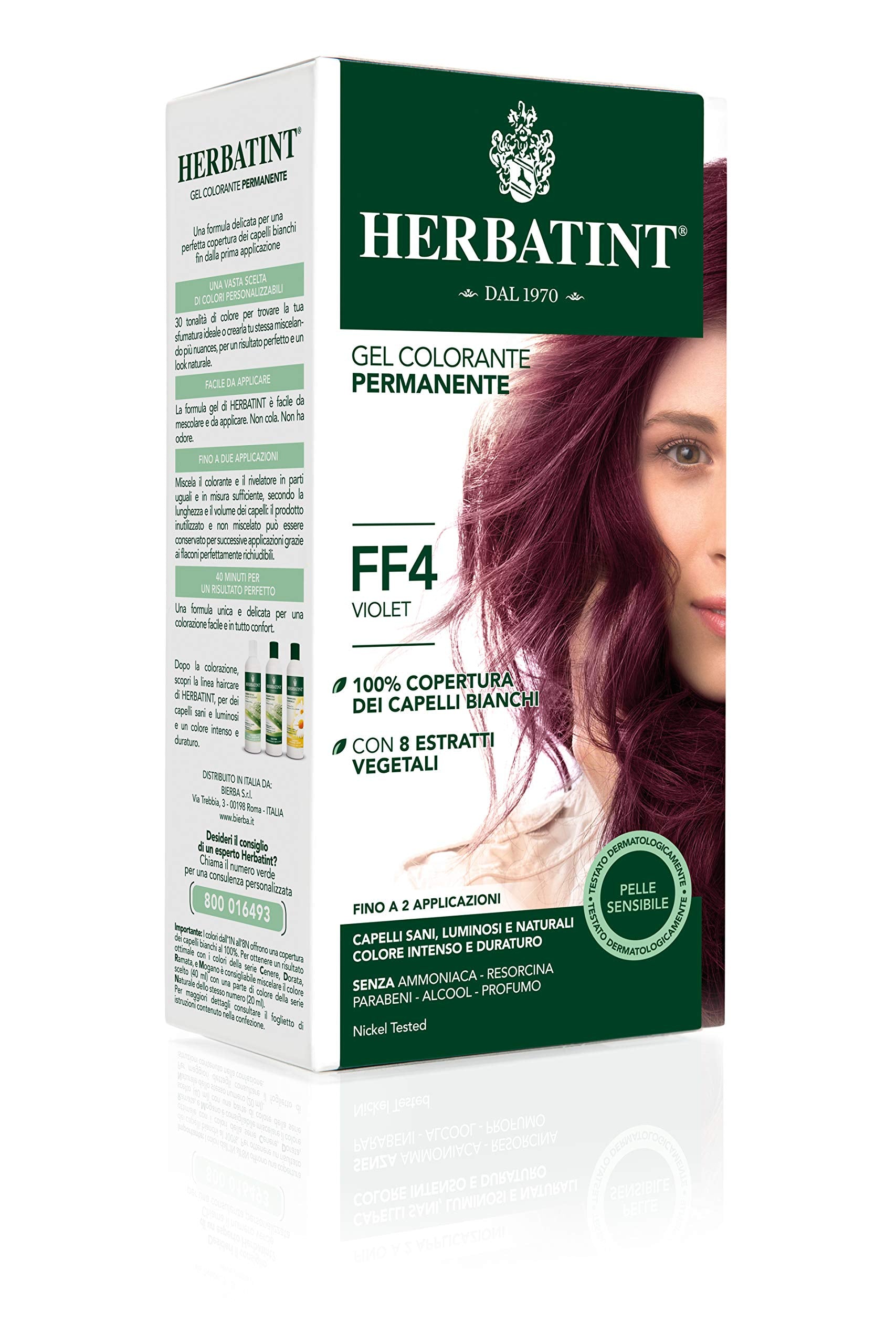Herbatint Violet Hair Dye - Natural, Ammonia-Free, Long-Lasting Color