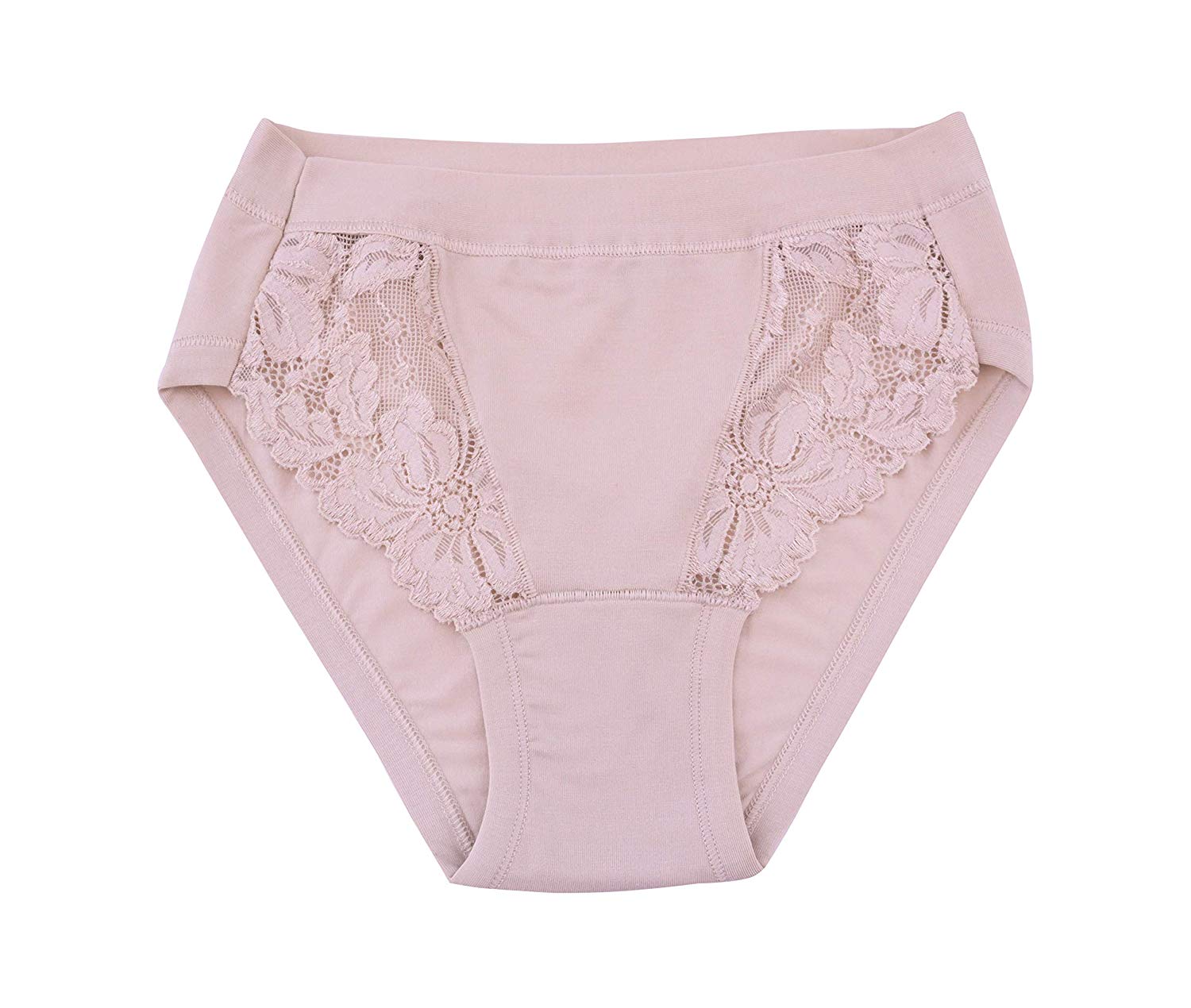 tittimitti EGI Luxury Modal Women's Lace-Trimmed Briefs Panties. Proudly Made in Italy.(714) — detail close-up