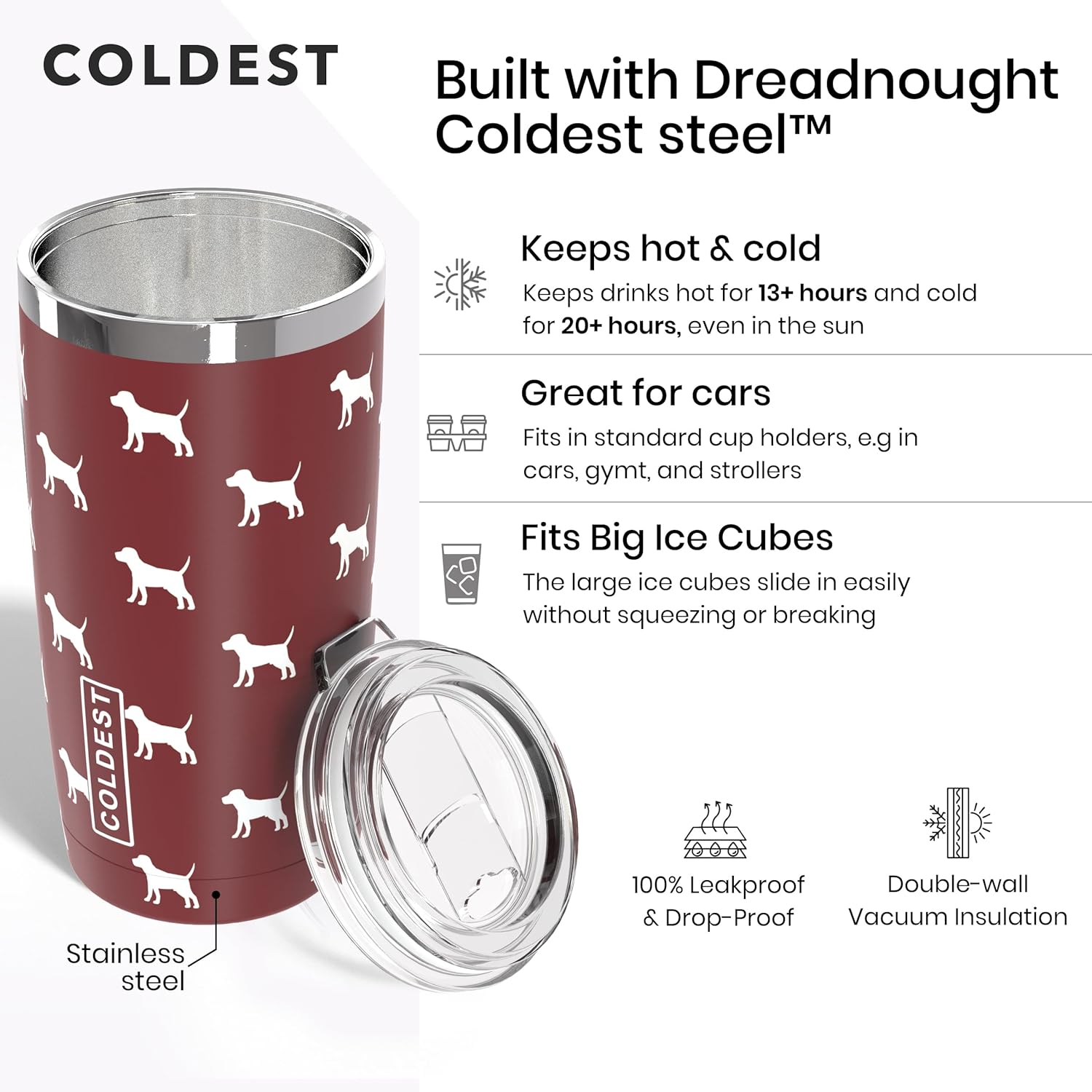 Coldest 20 oz Tumbler v2, view 3