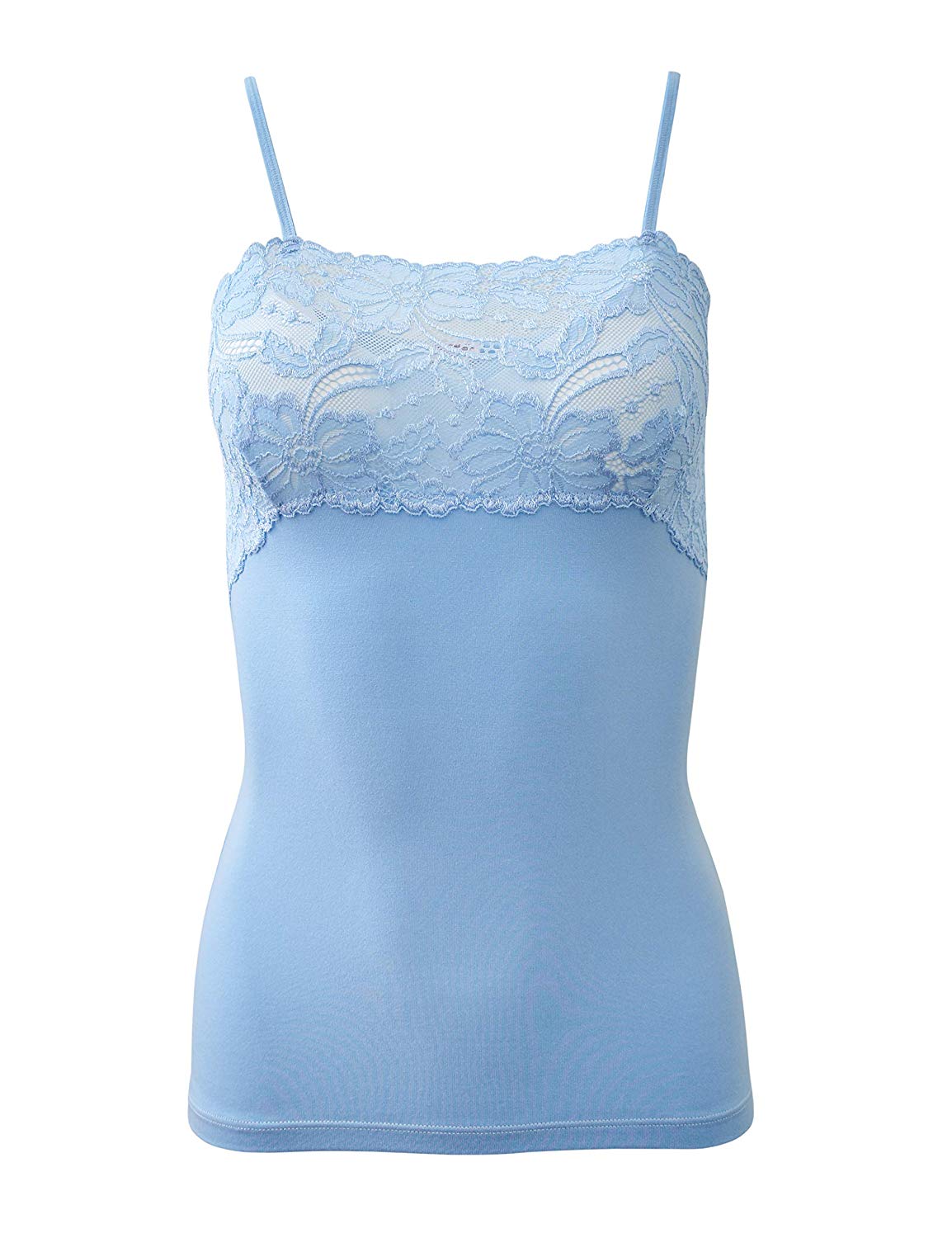 tittimitti EGI Luxury Modal Women's Lace-Trimmed Camisole. Proudly Made in Italy (1135) — back view