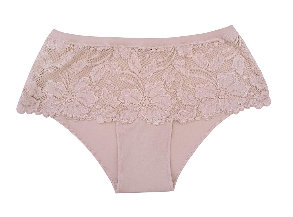 tittimitti EGI Luxury Modal Women's Lace-Trimmed Briefs Panties. Proudly Made in Italy.(1153) — lifestyle context