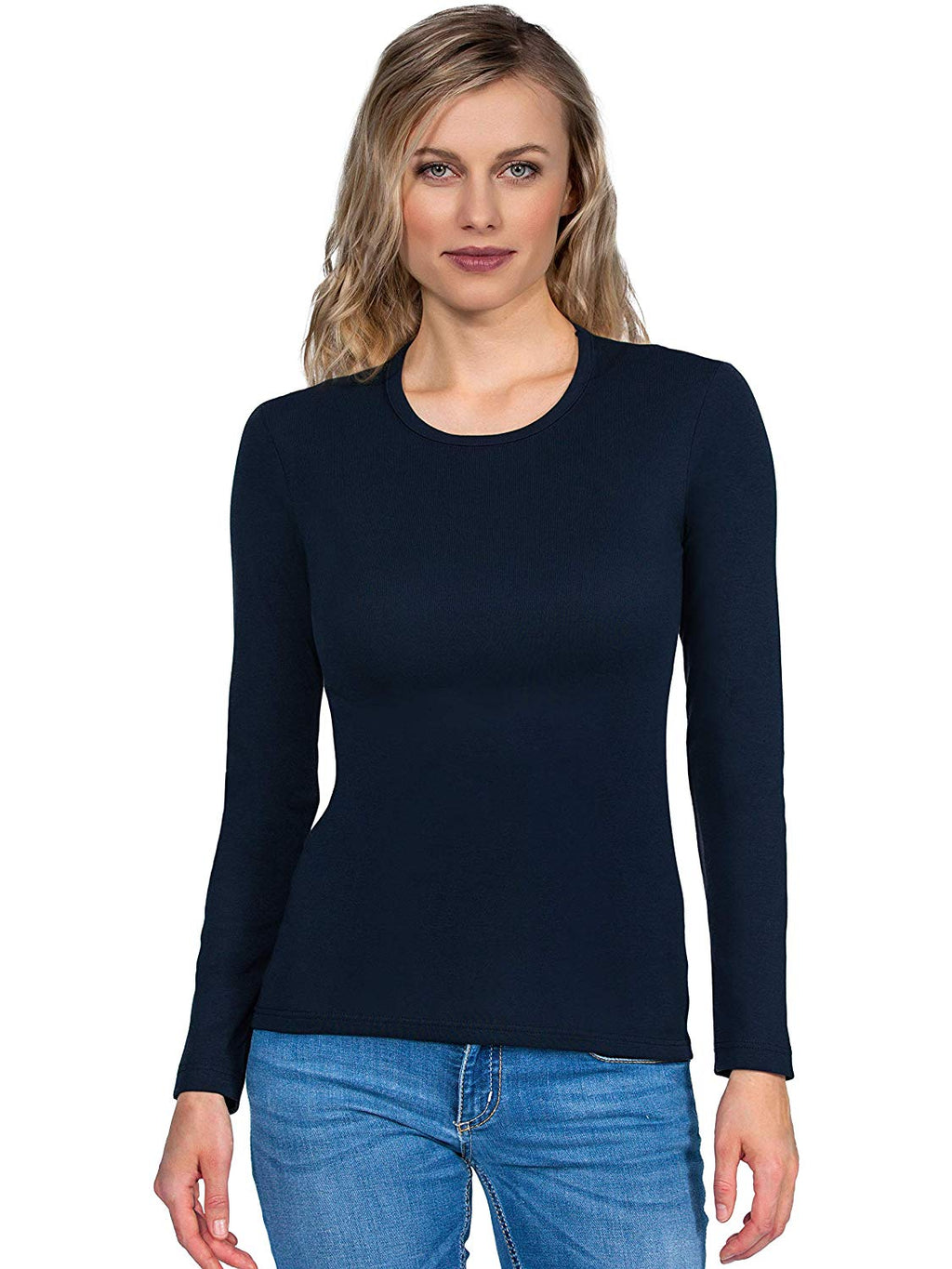 tittimitti BASIC COTTON Free Spirit Premium Quality 100% Brushed Cotton/Fleece Long Sleeved Made in Italy — side view