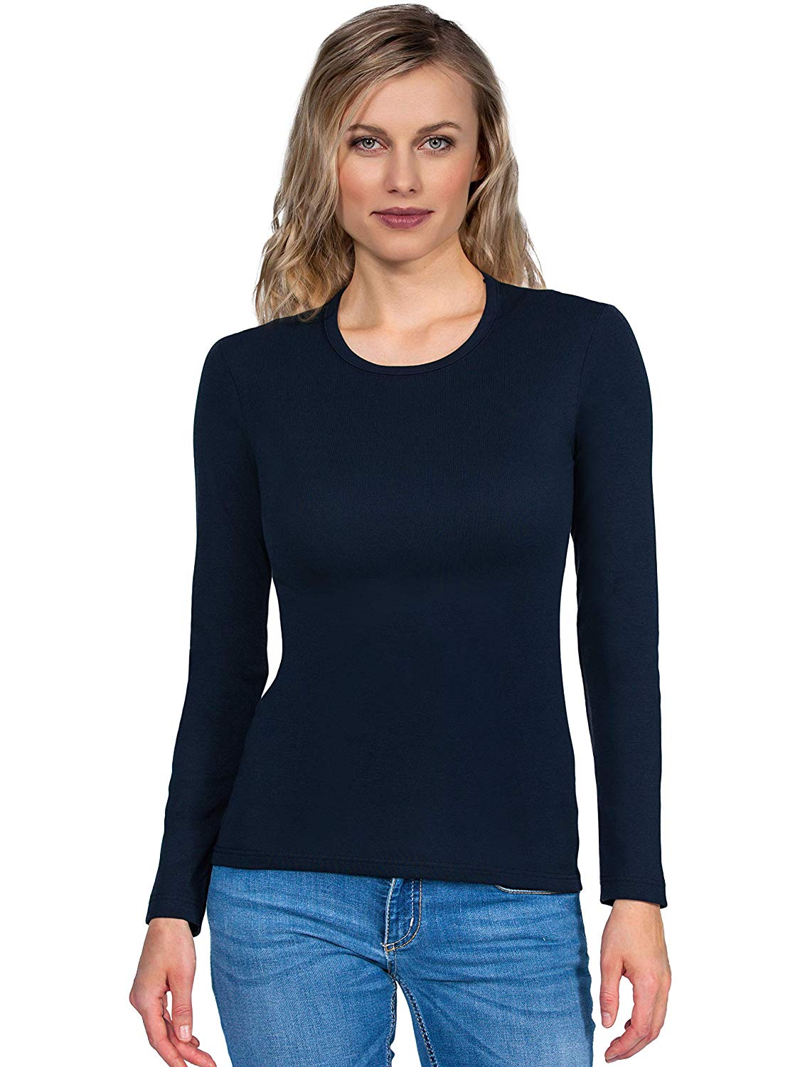 tittimitti BASIC COTTON Free Spirit Premium Quality 100% Brushed Cotton/Fleece Long Sleeved Made in Italy — side view