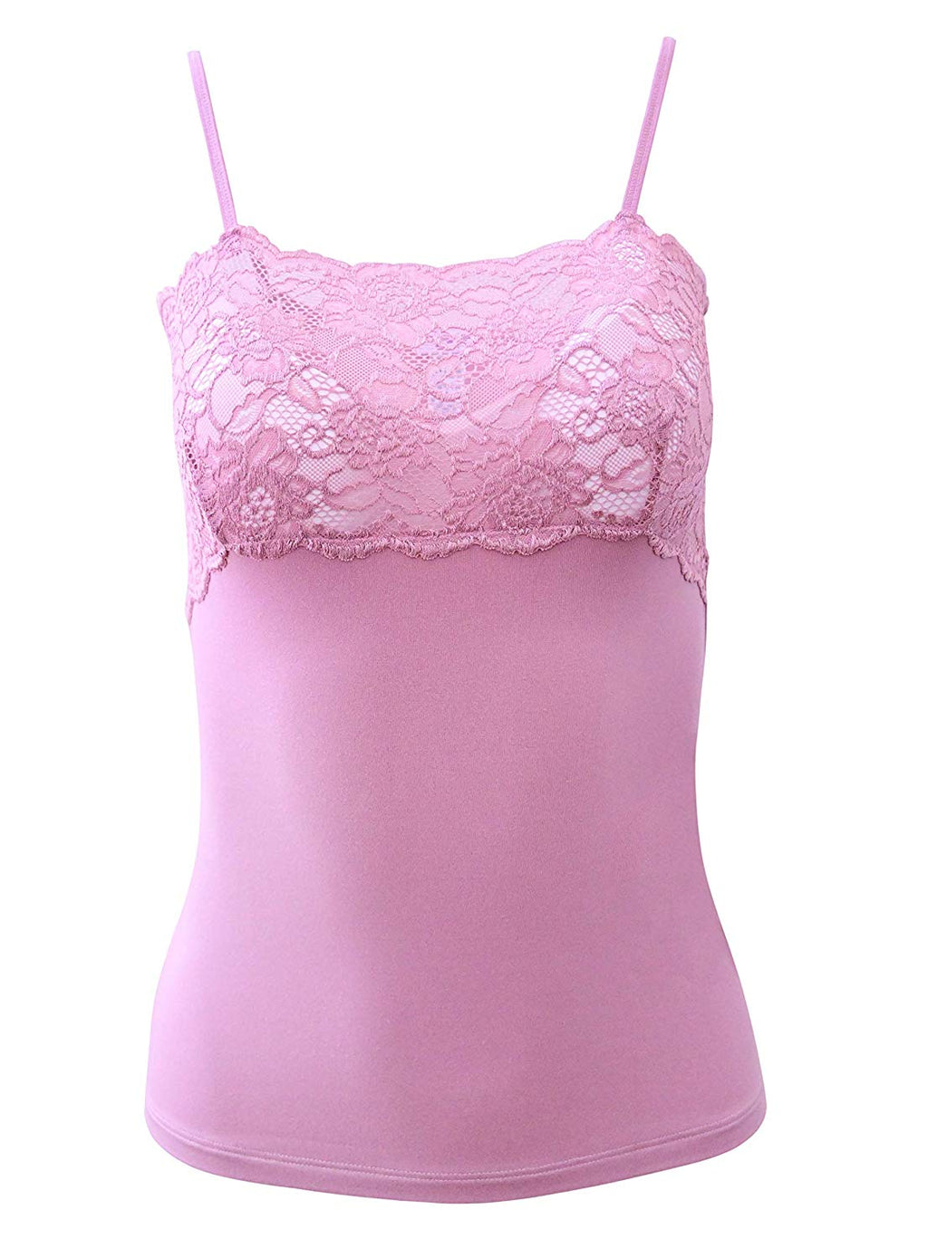 tittimitti EGI Luxury Modal Women's Lace-Trimmed Camisole. Proudly Made in Italy (1135) — comparison shot