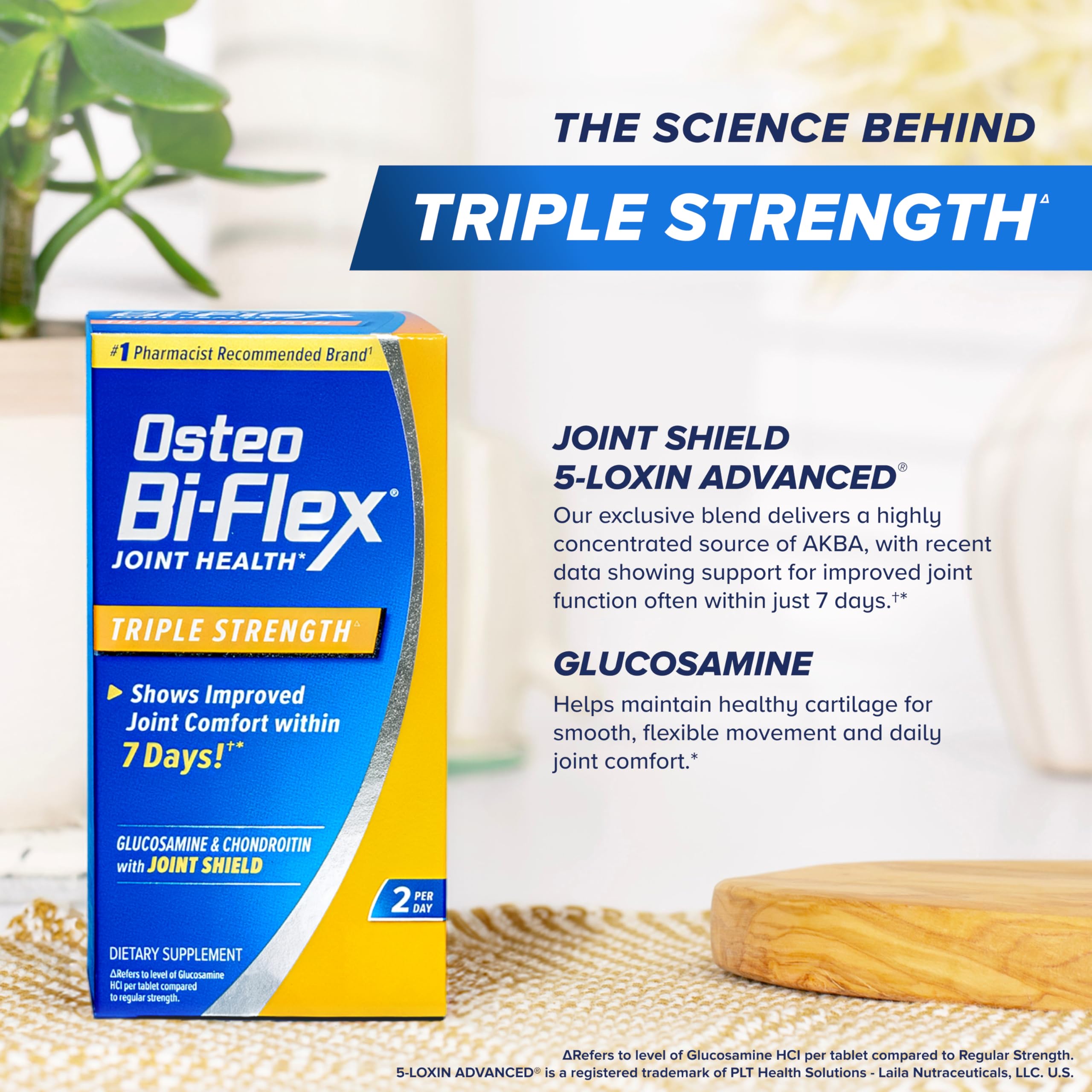 Osteo Bi-Flex 5-Loxin Advanced Boswellia Extract - Essential Joint Support | 120 Tablets