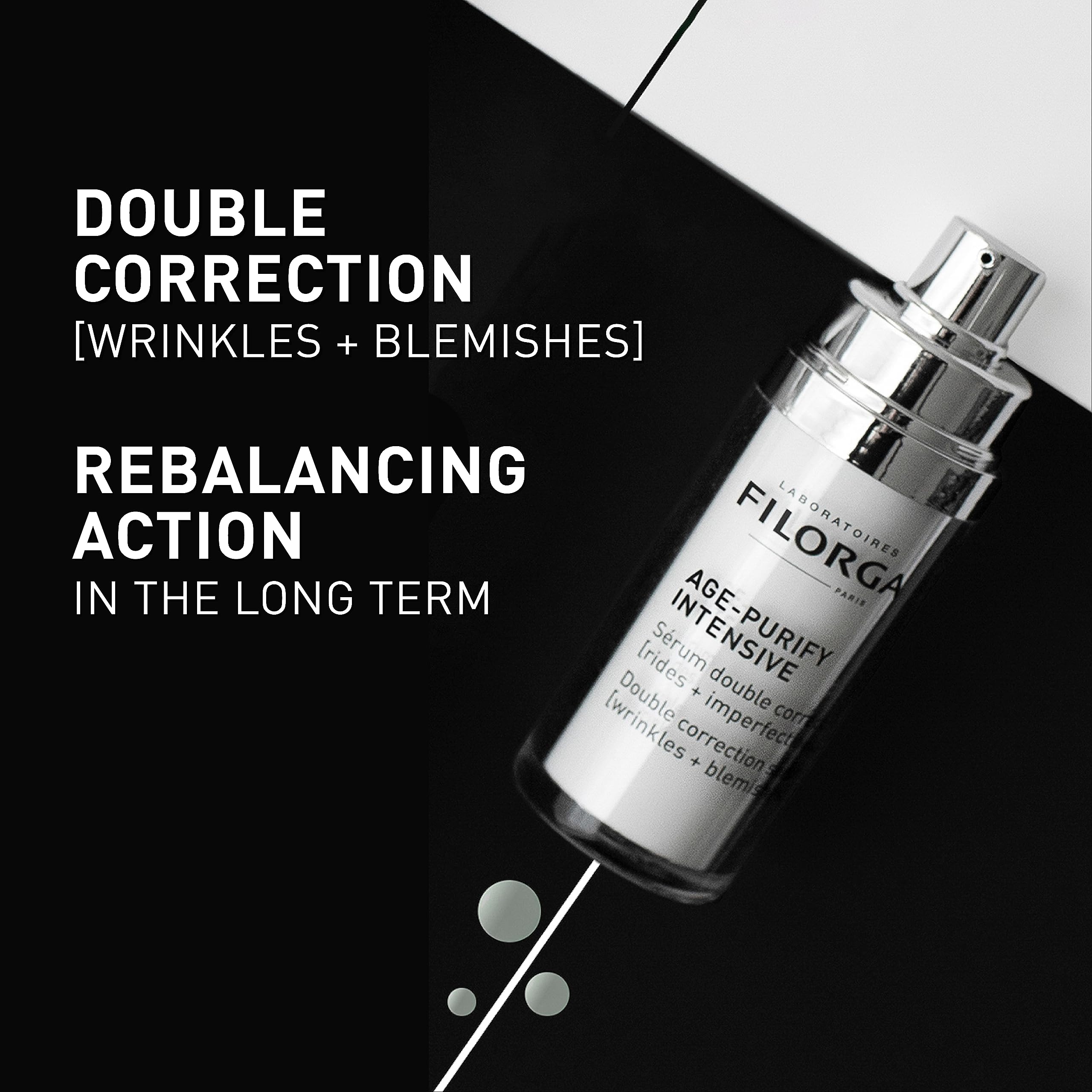 Filorga Age-Purify Intensive Double-Action Anti-Aging Serum 30ml - Non-Comedogenic Skincare for Oily Skin