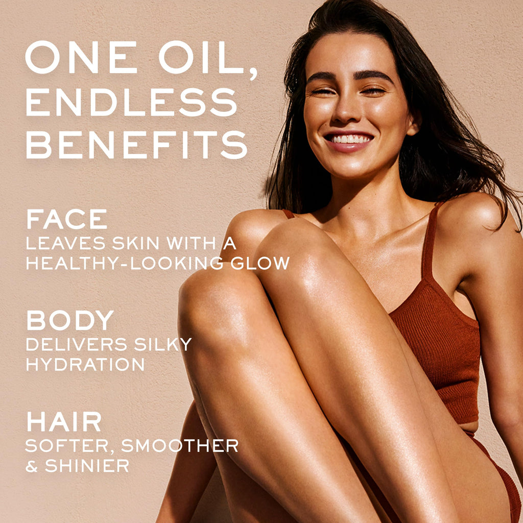Nuxe Multi-purpose Beauty Oil - Natural Skincare, Nourishing Hair Care, Non-greasy Moisturizer - 3.38 fl oz