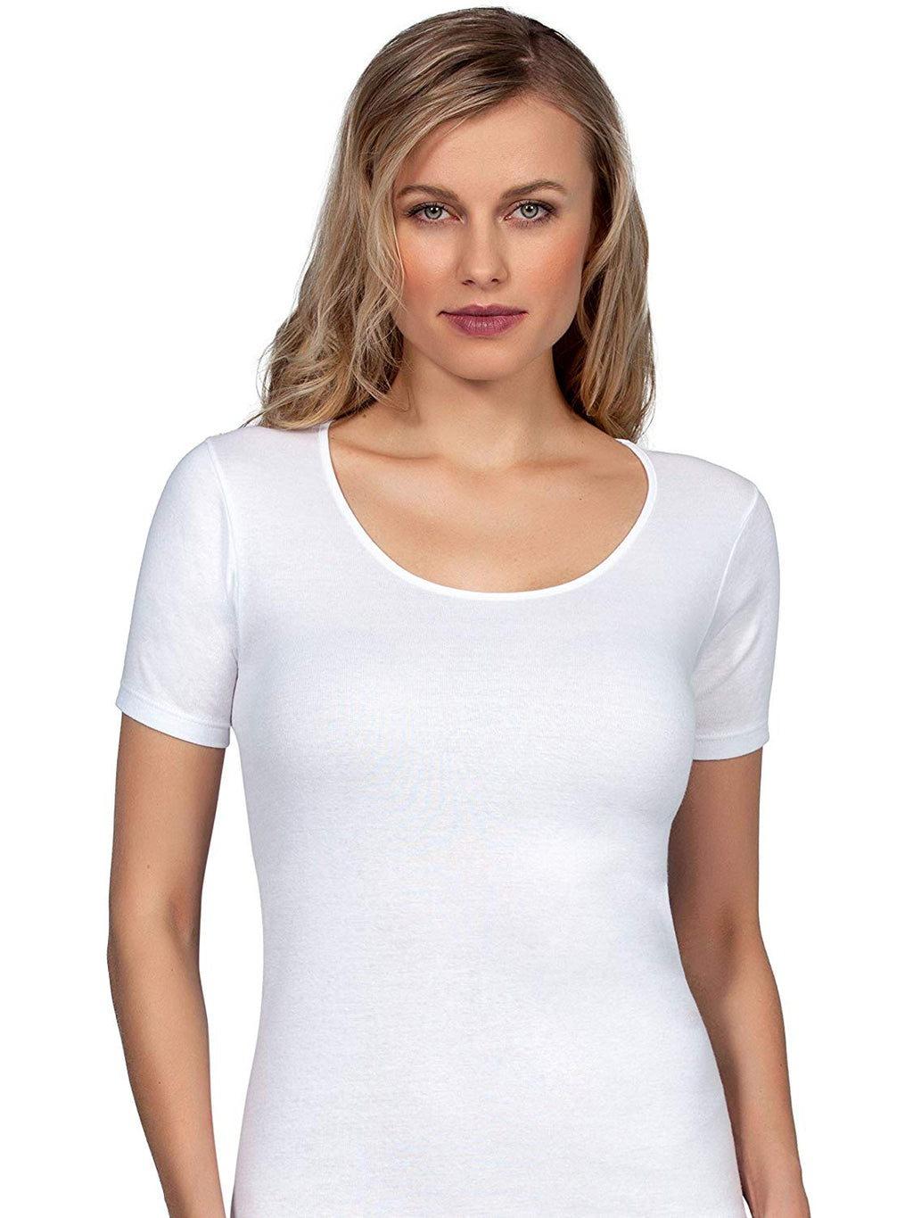 tittimitti MaRe Premium Quality 100% Brushed Cotton Women's Short Sleeve T-Shirt S - XXL Made in Italy — main product shot