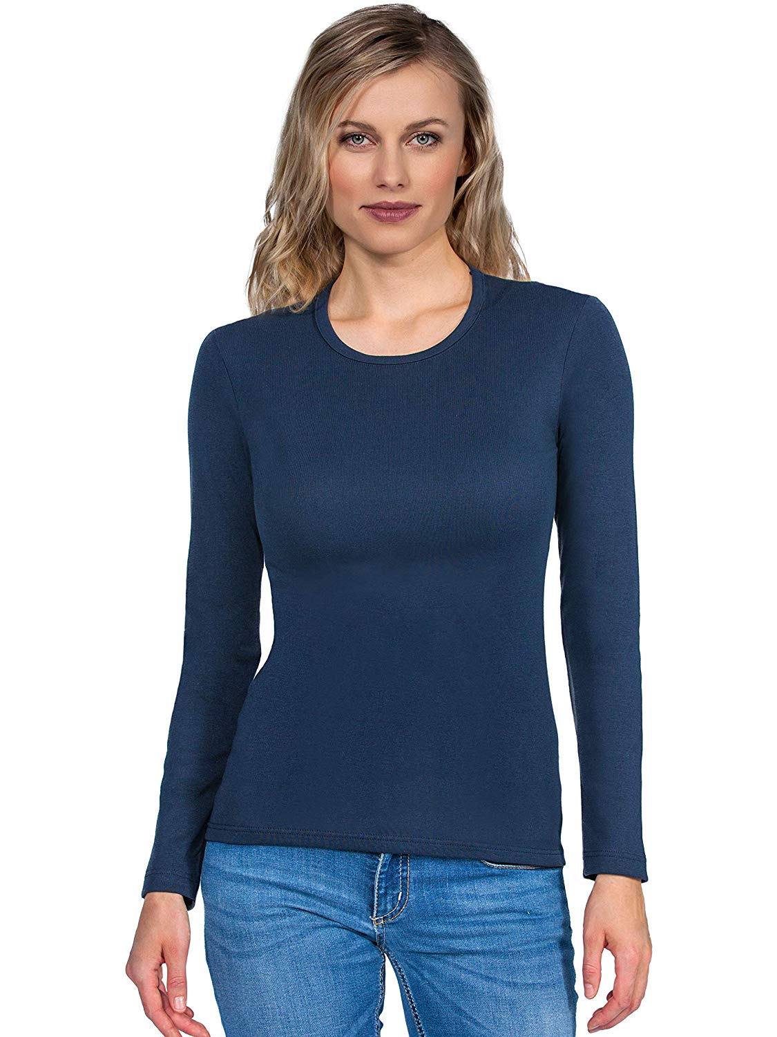 tittimitti BASIC COTTON Free Spirit Premium Quality 100% Brushed Cotton/Fleece Long Sleeved Made in Italy — lifestyle context