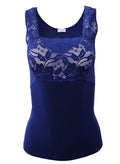 tittimitti EGI Luxury Modal Women's Lace-Trimmed Tank Top. Proudly Made in Italy (1137) — lifestyle context