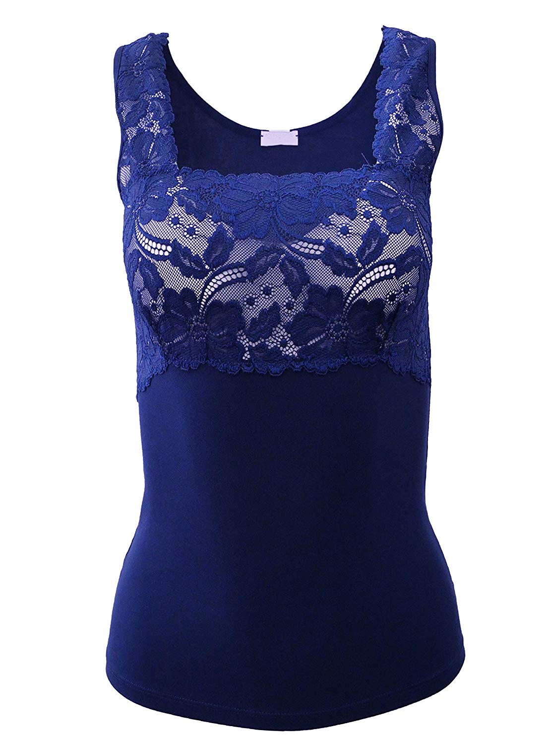 tittimitti EGI Luxury Modal Women's Lace-Trimmed Tank Top. Proudly Made in Italy (1137) — lifestyle context
