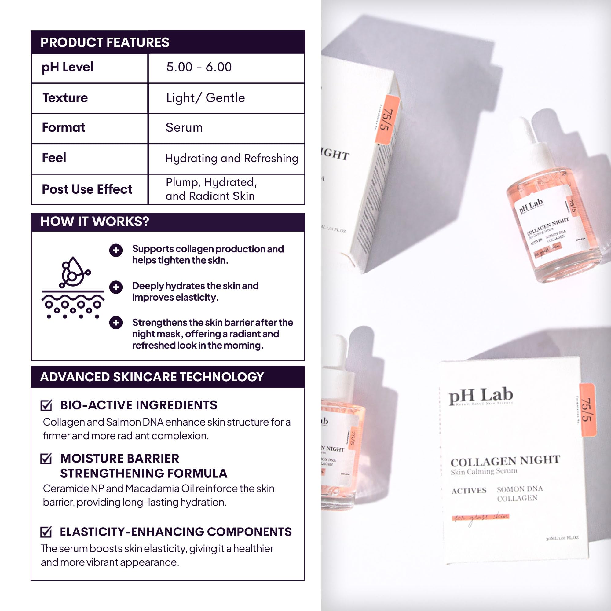 pH Lab Collagen Night Peelable Collagen Mask