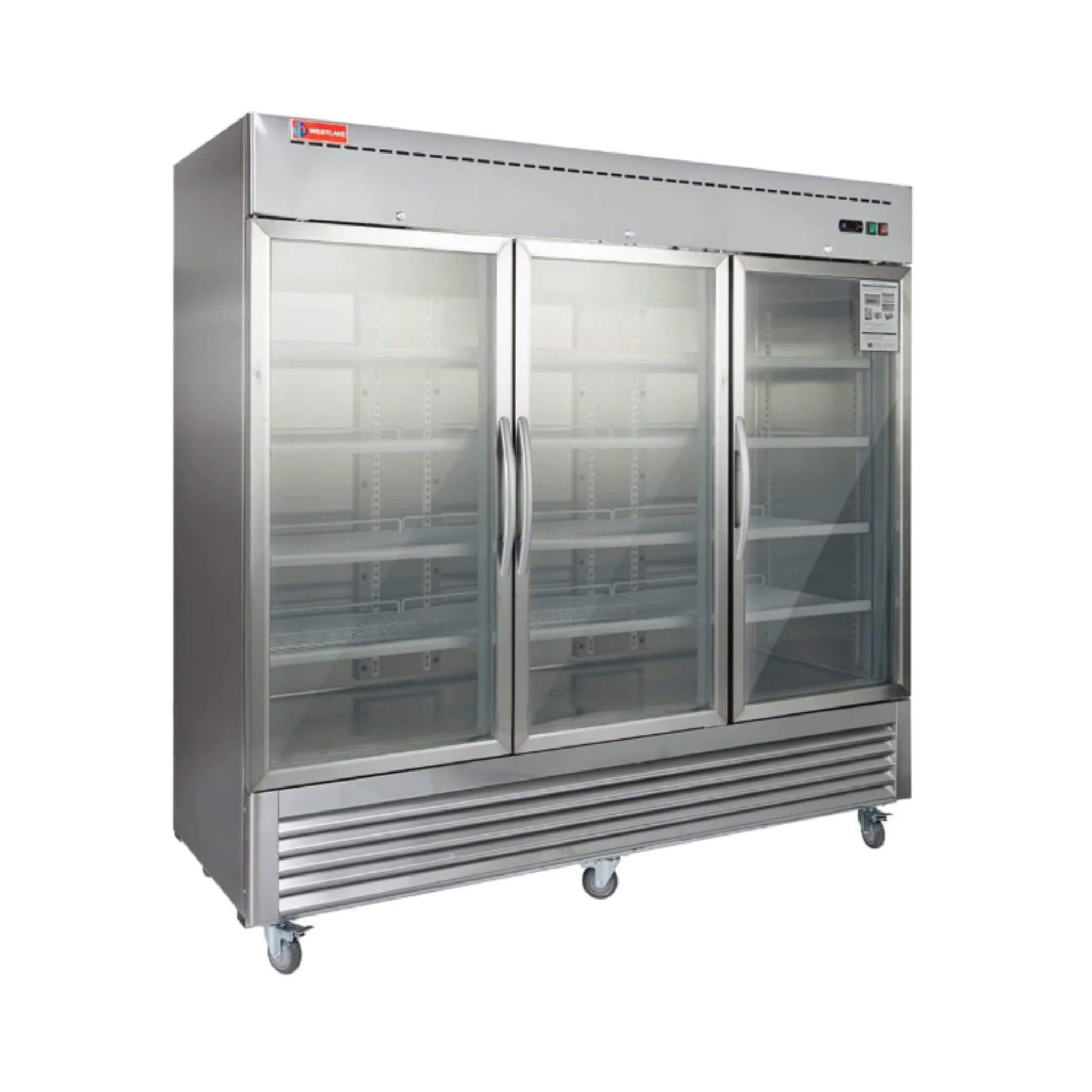 82-Inch Commercial Stainless Steel Upright Display 3 Section Merchandiser Refrigerator (SAK15724) – SAKSBY WHOLESALE, view 7