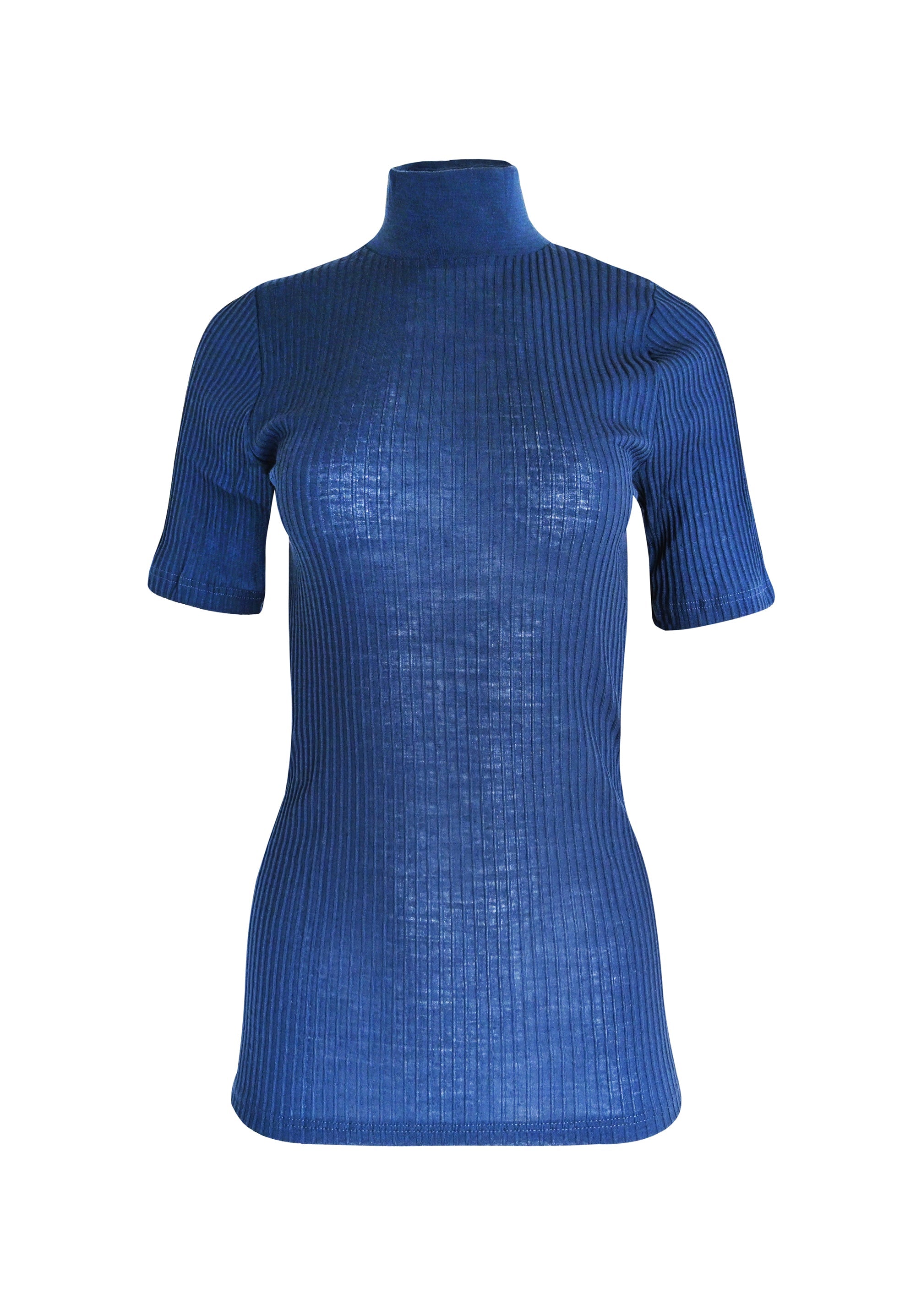 tittimitti EGI Exclusive Merino Wool Blend Top with Short Sleeves. Proudly Made in Italy (8218) — side view