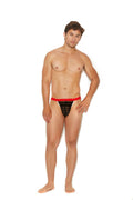 Love Spark Cove | Intimate Apparel, Pleasure Shop & Free Shipping Men's Striped Mesh G-string Pouch — main product shot