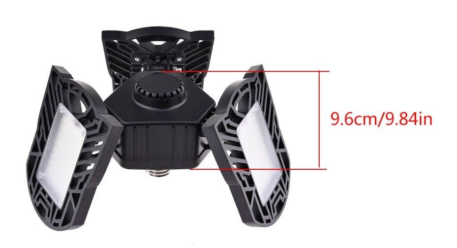60W Super Bright Deformable LED Light for Gym Warehouse Garage 6000 Lumens
