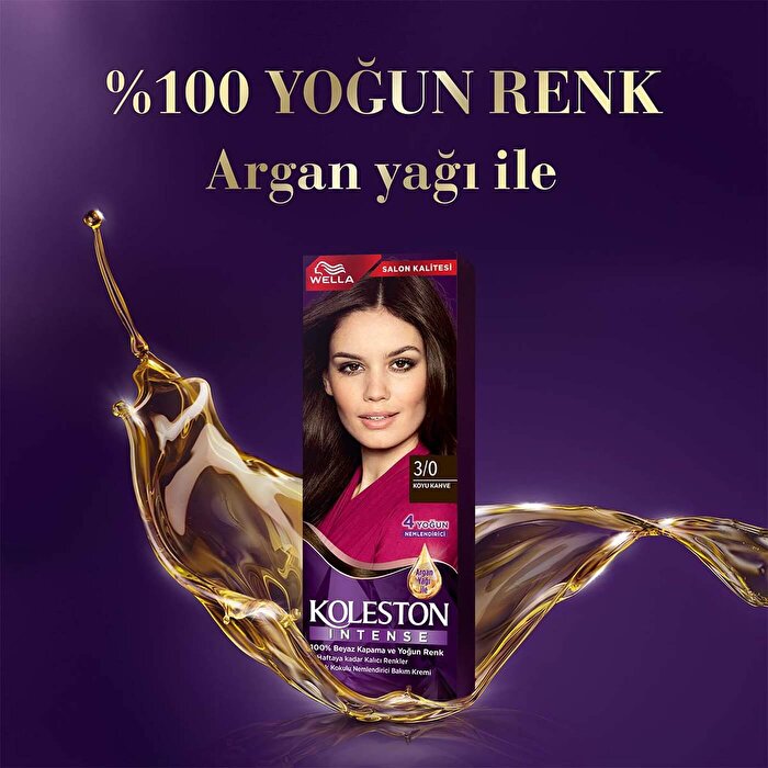 Wella Koleston Intense Permanent Hair Color 3/0 Dark Brown | 1.7 oz