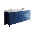 Nuvia 83-Inch Blue Modern Double Sink Freestanding Bathroom Vanity (SAK13972) – SAKSBY WHOLESALE