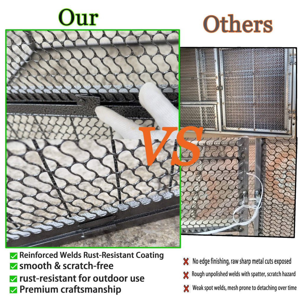 83-Inch Heavy-Duty Outdoor Metal Chicken Coop (SAK24679) – SAKSBY WHOLESALE, view 4