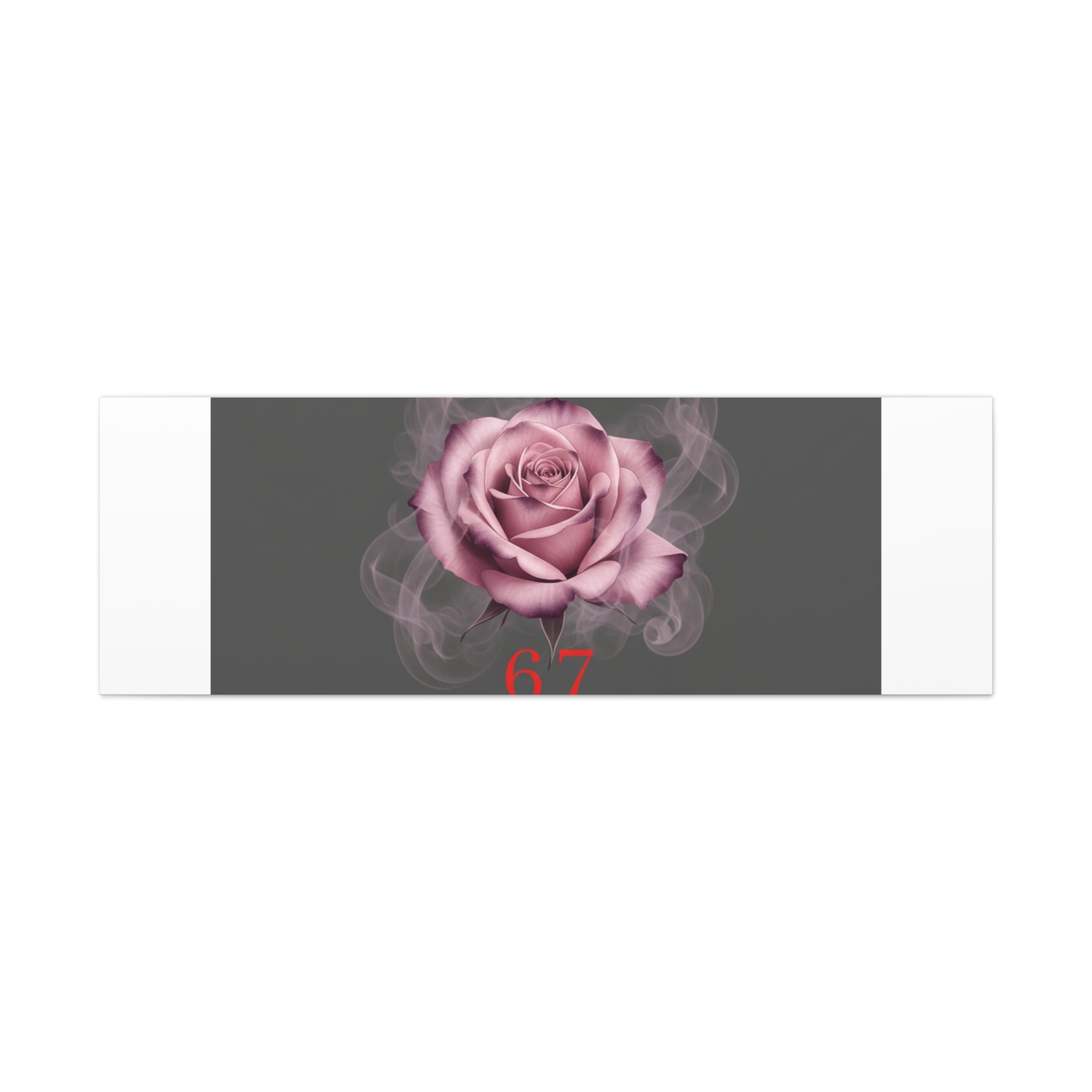 6 7 Valentine's Canvas | Viral Gothic Rose Wall Art | 6 7 Meaning Dark Romance