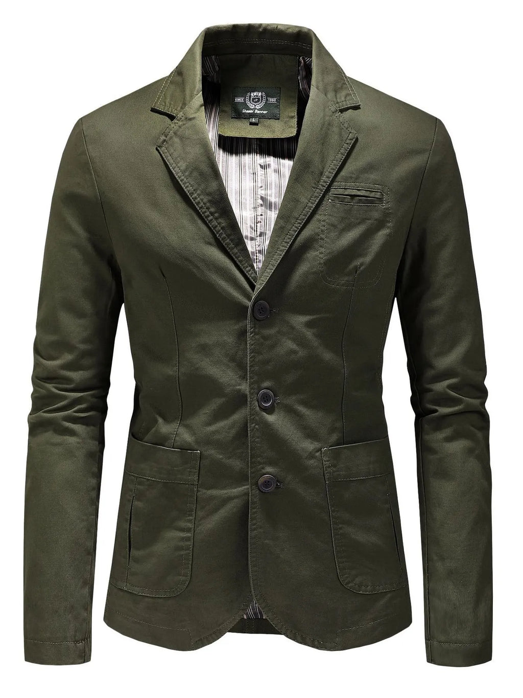 Men's Plus Size Casual Button Up Blazer