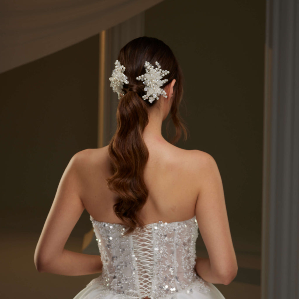 Two piece Hair Comb Set – Bridal Port, view 2