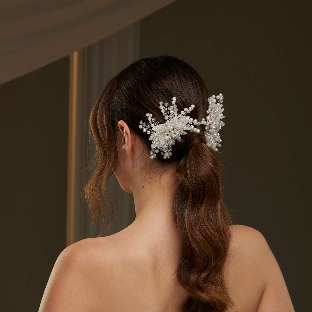 Two piece Hair Comb Set – Bridal Port, view 3
