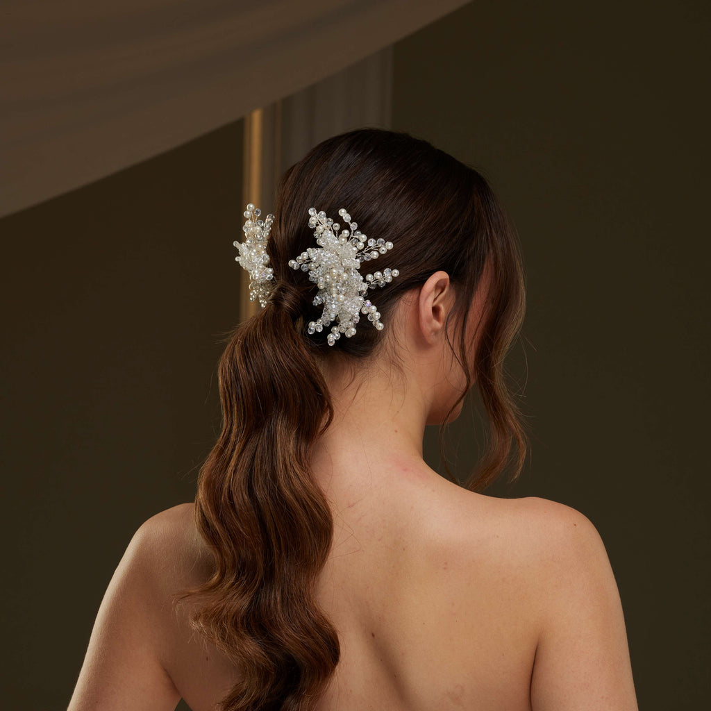Two piece Hair Comb Set – Bridal Port, view 6