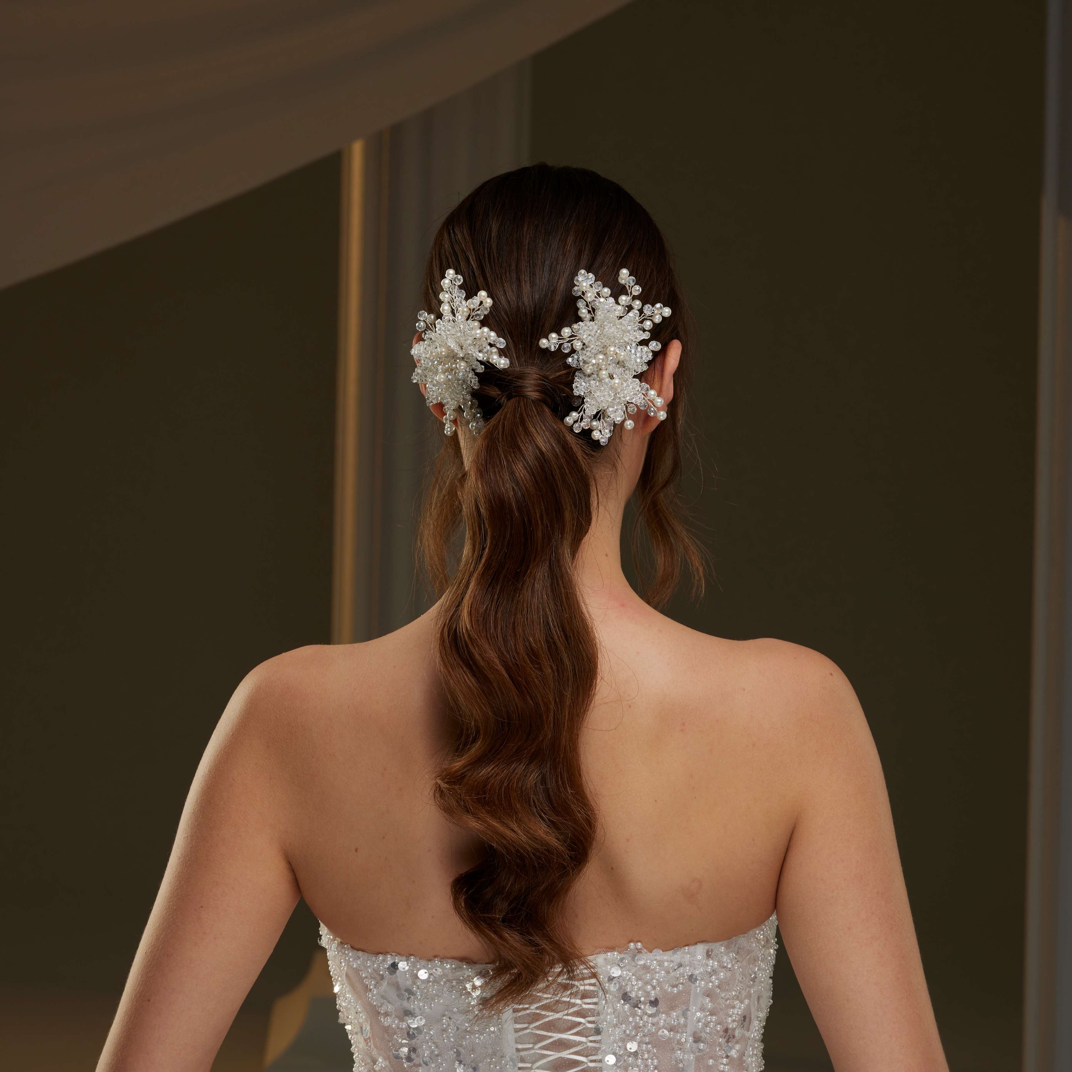 Two piece Hair Comb Set – Bridal Port, view 7