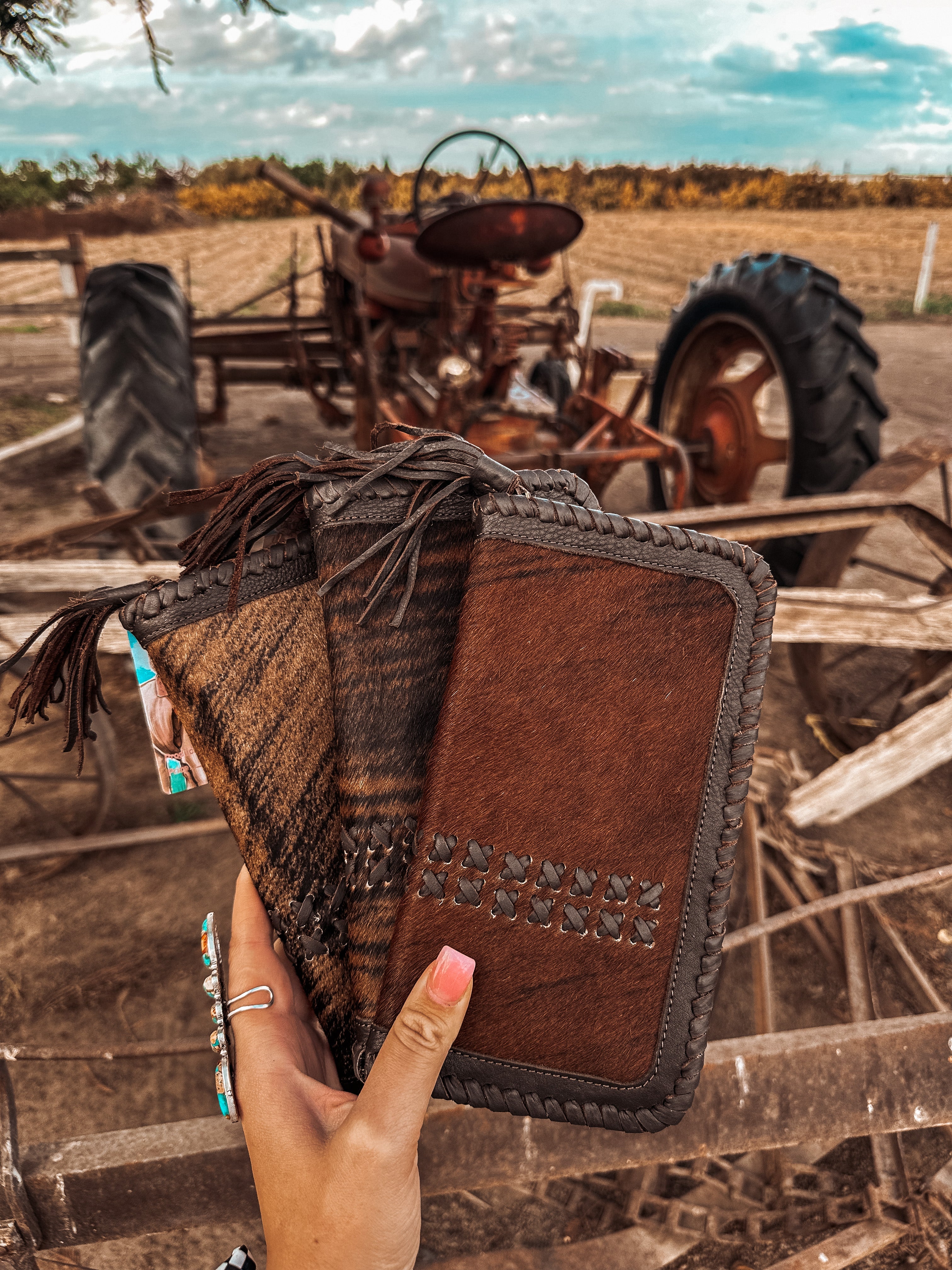 Haute Southern Hyde The Hazy Wesson (Brown Leather) Wallet a Haute Southern Hyde by Beth Marie Exclusive — main product shot