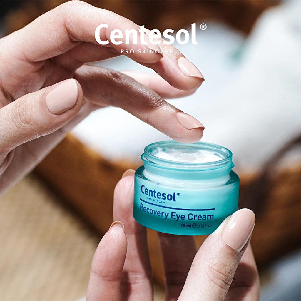 Görkito Centesol Hydrating Eye Cream, Natural Vegan Skincare for Dark Circles & Dry Skin - 0.51 fl oz