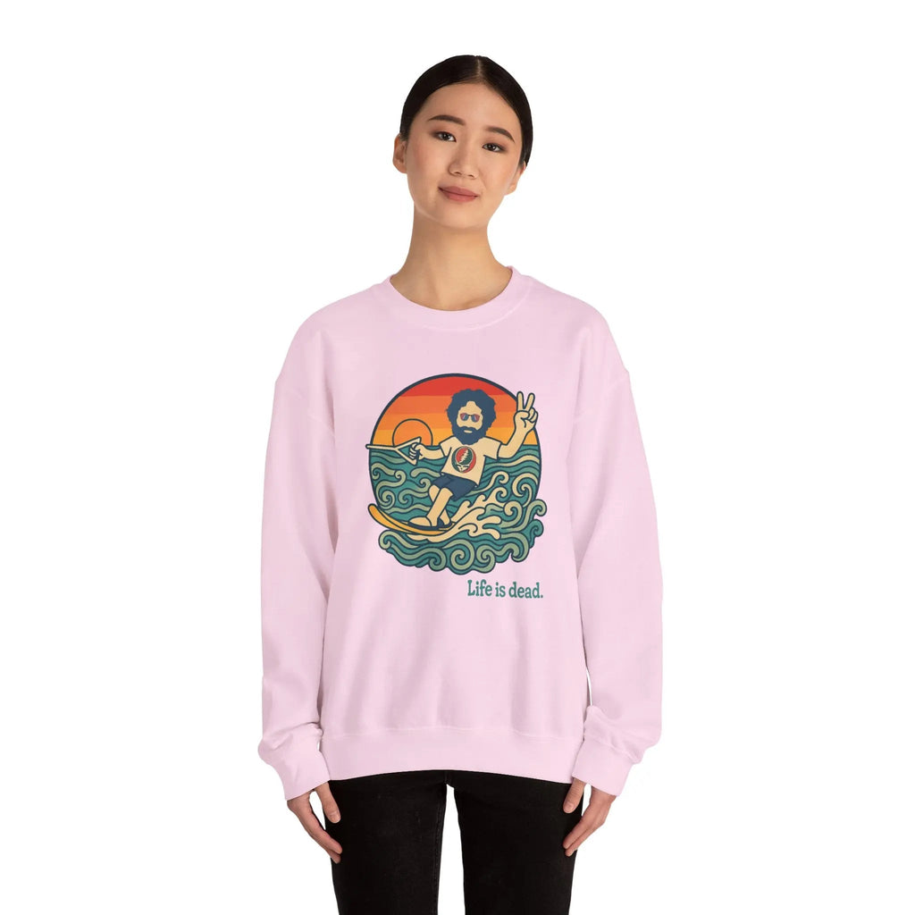 Waterskiin' Jerry Life is Dead Crewneck