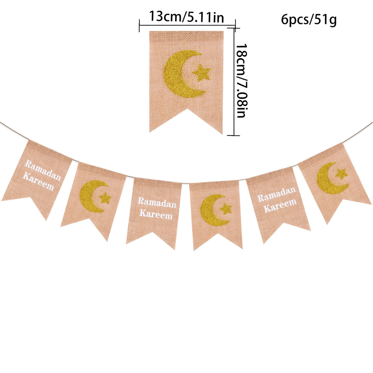 MR026 EID MUBARAK Party Decorative Banner