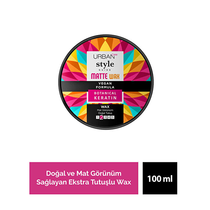 Urban Care Style Wax Matte Natural Look 100ml & RODEO Professional Mace Brush
