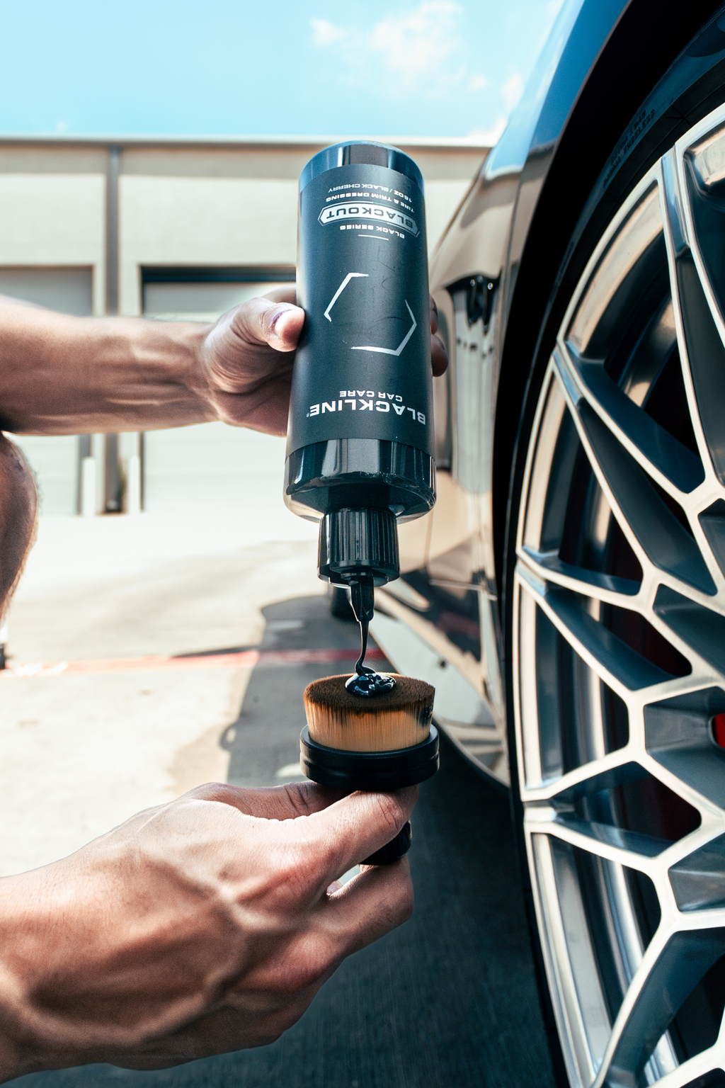 BLACKLINE® BLACKOUT TRIM & TIRE DRESSING – Blackline Car Care, view 5