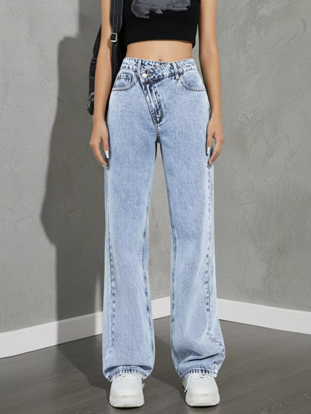 High Waist Wide Leg Jeans