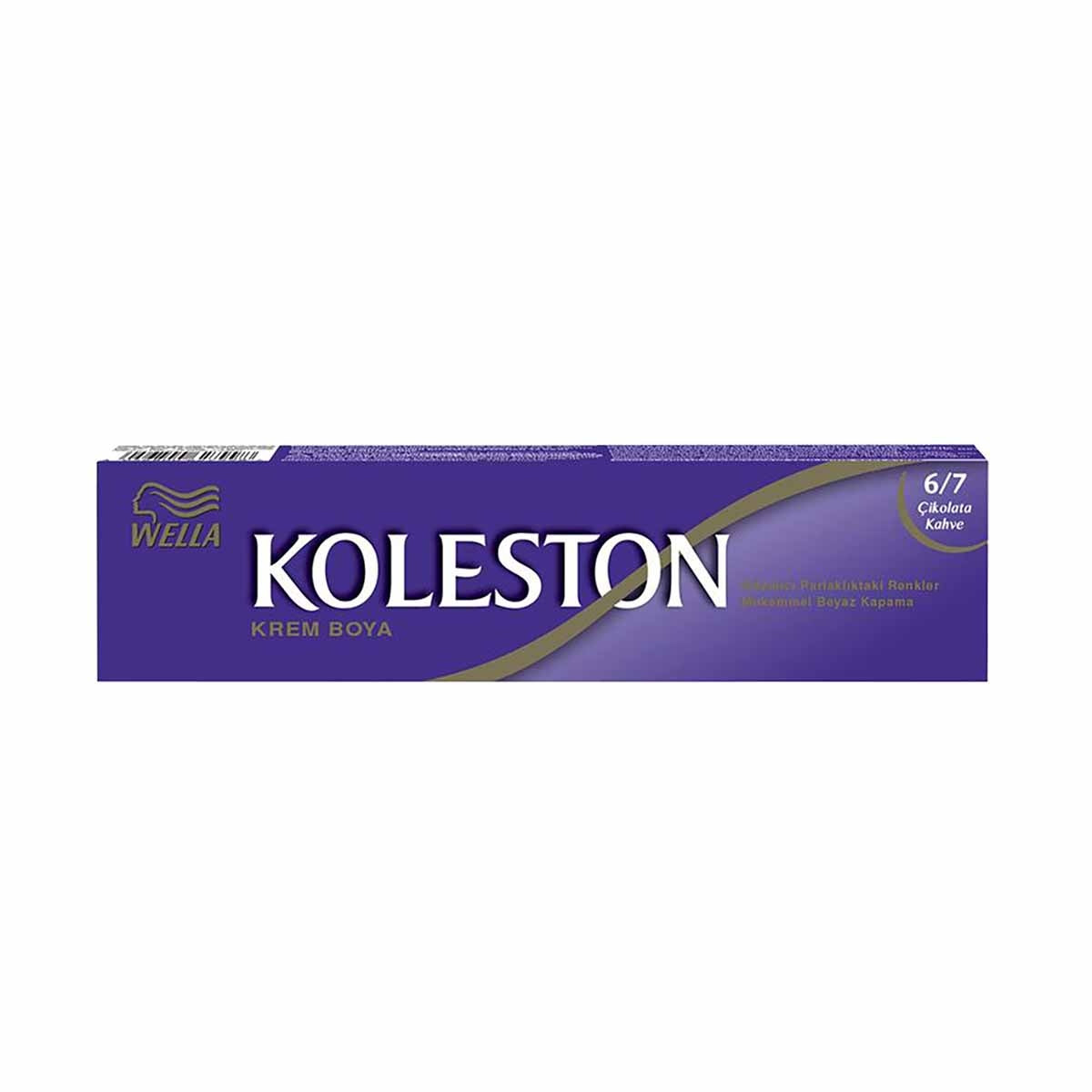 Wella Koleston Hair Color 6/7 Chocolate Brown - Glossy Finish | 50ml